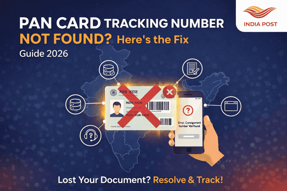 PAN Card Tracking Number Not Found? Here is the Fix (2026 Guide)